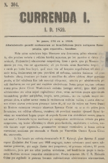Currenda. 1859, kurenda 1