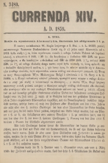 Currenda. 1859, kurenda 14