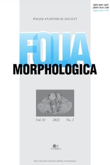 Folia Morphologica. Vol. 81, 2022, no. 3