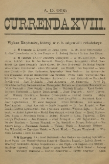 Currenda. 1895, kurenda 18