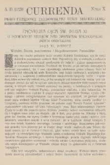 Currenda : pismo urzędowe tarnowskiej kurji diecezjalnej. 1928, kurenda 10