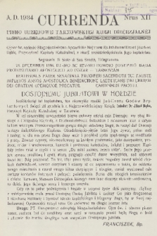 Currenda : pismo urzędowe tarnowskiej kurji diecezjalnej. 1934, kurenda 12
