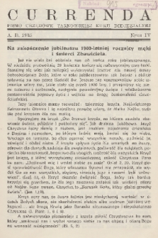 Currenda : pismo urzędowe tarnowskiej kurji diecezjalnej. 1935, kurenda 4