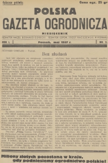 Polska Gazeta Ogrodnicza. R.1, 1937, nr 2