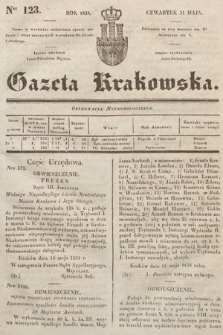 Gazeta Krakowska. 1838, nr 123