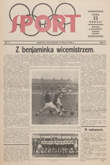 Sport. R.1, 1930, nr 7