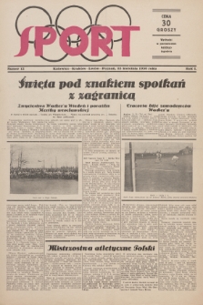 Sport. R.1, 1930, nr 12