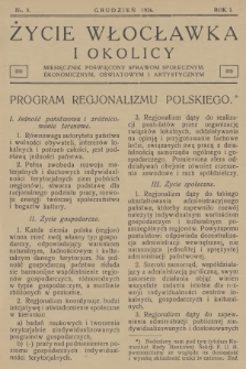 Życie Włocławka i Okolicy : miesięcznik poświęcony sprawom społecznym, ekonomicznym, oświatowym i artystycznym. R.1, 1926, nr 3
