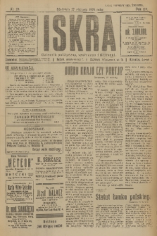 Iskra : dziennik polityczny, społeczny i literacki. R.15 (1924), nr 23