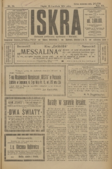 Iskra : dziennik polityczny, społeczny i literacki. R.15 (1924), nr 94
