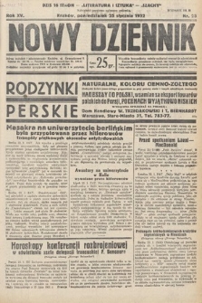 Nowy Dziennik. 1932, nr 25