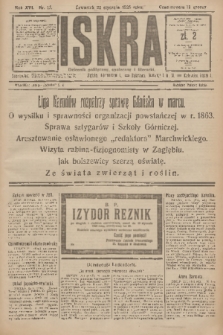 Iskra : dziennik polityczny, społeczny i literacki. R.16 (1925), nr 17