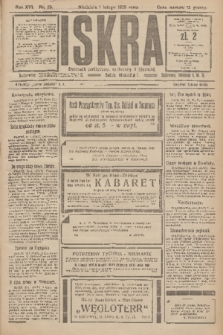 Iskra : dziennik polityczny, społeczny i literacki. R.16 (1925), nr 26