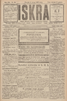 Iskra : dziennik polityczny, społeczny, gospodarczy i literacki. R.16 (1925), nr 32