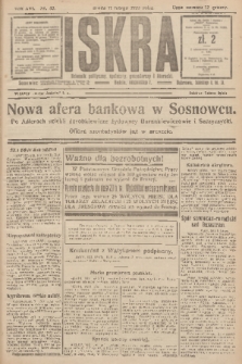 Iskra : dziennik polityczny, społeczny, gospodarczy i literacki. R.16 (1925), nr 33