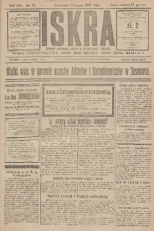 Iskra : dziennik polityczny, społeczny, gospodarczy i literacki. R.16 (1925), nr 37