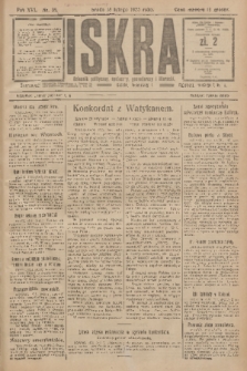 Iskra : dziennik polityczny, społeczny, gospodarczy i literacki. R.16 (1925), nr 39