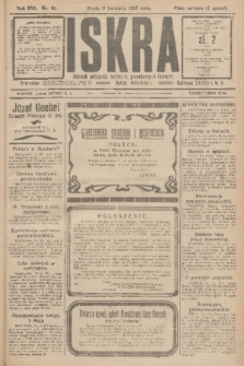 Iskra : dziennik polityczny, społeczny, gospodarczy i literacki. R.16 (1925), nr 81