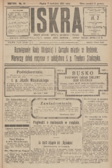 Iskra : dziennik polityczny, społeczny, gospodarczy i literacki. R.16 (1925), nr 87
