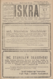 Iskra : dziennik polityczny, społeczny, gospodarczy i literacki. R.16 (1925), nr 102