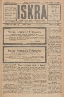 Iskra : dziennik polityczny, społeczny, gospodarczy i literacki. R.16 (1925), nr 118