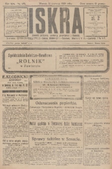 Iskra : dziennik polityczny, społeczny, gospodarczy i literacki. R.16 (1925), nr 140