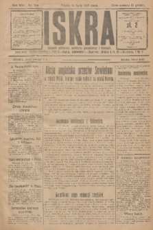 Iskra : dziennik polityczny, społeczny, gospodarczy i literacki. R.16 (1925), nr 154