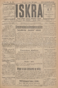 Iskra : dziennik polityczny, społeczny, gospodarczy i literacki. R.16 (1925), nr 163