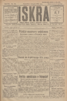 Iskra : dziennik polityczny, społeczny, gospodarczy i literacki. R.16 (1925), nr 174