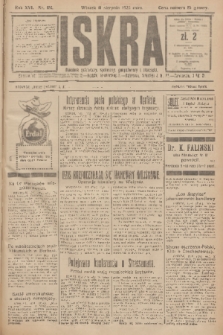 Iskra : dziennik polityczny, społeczny, gospodarczy i literacki. R.16 (1925), nr 181