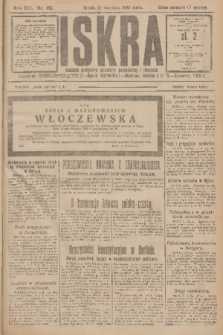 Iskra : dziennik polityczny, społeczny, gospodarczy i literacki. R.16 (1925), nr 182