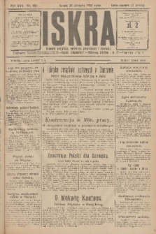 Iskra : dziennik polityczny, społeczny, gospodarczy i literacki. R.16 (1925), nr 193