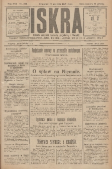 Iskra : dziennik polityczny, społeczny, gospodarczy i literacki. R.16 (1925), nr 194