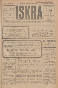 Iskra : dziennik polityczny, społeczny, gospodarczy i literacki. R.16 (1925), nr 197