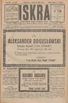 Iskra : dziennik polityczny, społeczny, gospodarczy i literacki. R.16 (1925), nr 205