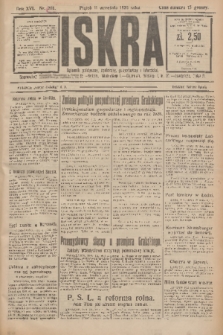 Iskra : dziennik polityczny, społeczny, gospodarczy i literacki. R.16 (1925), nr 206