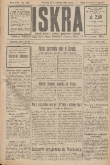 Iskra : dziennik polityczny, społeczny, gospodarczy i literacki. R.16 (1925), nr 209