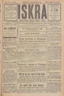 Iskra : dziennik polityczny, społeczny, gospodarczy i literacki. R.16 (1925), nr 220