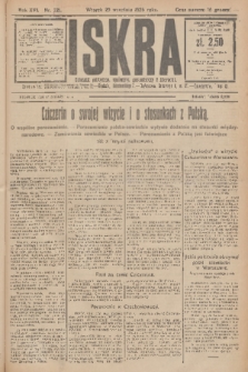 Iskra : dziennik polityczny, społeczny, gospodarczy i literacki. R.16 (1925), nr 221