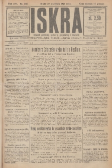 Iskra : dziennik polityczny, społeczny, gospodarczy i literacki. R.16 (1925), nr 222
