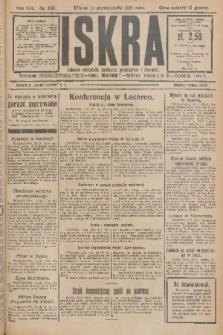 Iskra : dziennik polityczny, społeczny, gospodarczy i literacki. R.16 (1925), nr 233