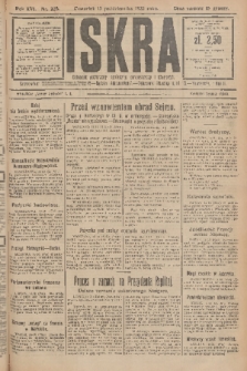 Iskra : dziennik polityczny, społeczny, gospodarczy i literacki. R.16 (1925), nr 235