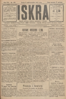 Iskra : dziennik polityczny, społeczny, gospodarczy i literacki. R.16 (1925), nr 240