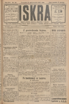 Iskra : dziennik polityczny, społeczny, gospodarczy i literacki. R.16 (1925), nr 241