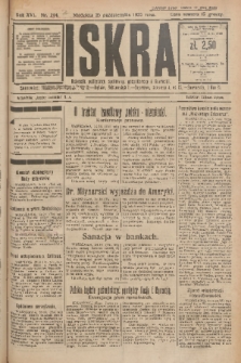 Iskra : dziennik polityczny, społeczny, gospodarczy i literacki. R.16 (1925), nr 244