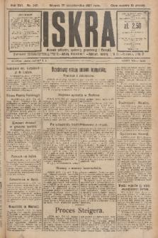 Iskra : dziennik polityczny, społeczny, gospodarczy i literacki. R.16 (1925), nr 245