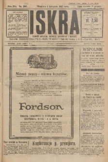 Iskra : dziennik polityczny, społeczny, gospodarczy i literacki. R.16 (1925), nr 250