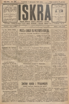 Iskra : dziennik polityczny, społeczny, gospodarczy i literacki. R.16 (1925), nr 253