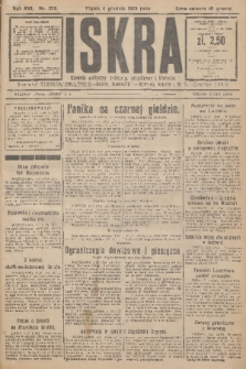 Iskra : dziennik polityczny, społeczny, gospodarczy i literacki. R.16 (1925), nr 278