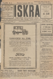 Iskra : dziennik polityczny, społeczny, gospodarczy i literacki. R.17 (1926), nr 2